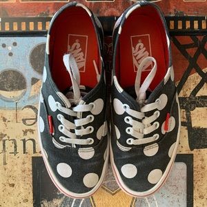 Vans polka dot classic sneakers size 6.5